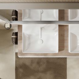 Hansgrohe Xelu Q umywalka 60x48 cm nablatowa prostokątna SmartClean biały 61018450