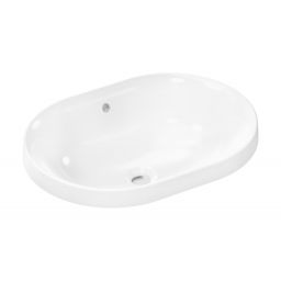 Hansgrohe Xuniva U umywalka 55x40 cm wpuszczana w blat SmartClean biały 61062450