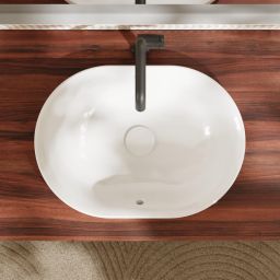 Hansgrohe Xuniva U umywalka 55x40 cm wpuszczana w blat SmartClean biały 61062450