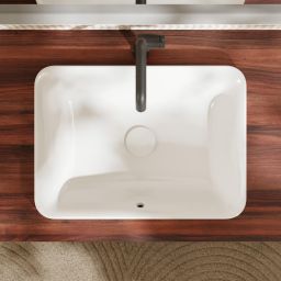 Hansgrohe Xuniva Q umywalka 55x40 cm wpuszczana w blat SmartClean biały 61066450