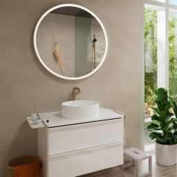 Hansgrohe Xuniva S umywalka 40x40 cm nablatowa SmartClean biały 61071450