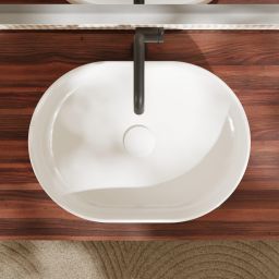 Hansgrohe Xuniva U umywalka 55x40 cm nablatowa SmartClean biały 61073450