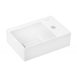 Hansgrohe Xevolos E umywalka 36x25 cm prostokątna ścienna-meblowa biała 61086450