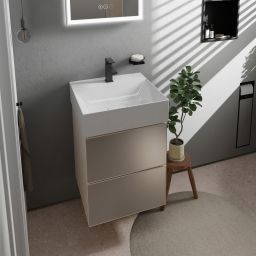 Hansgrohe Xevolos E umywalka 50x48 cm ścienna prostokątna SmartClean biały 61088450