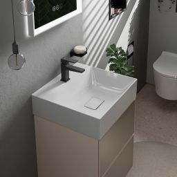Hansgrohe Xevolos E umywalka 50x48 cm ścienna prostokątna SmartClean biały 61088450