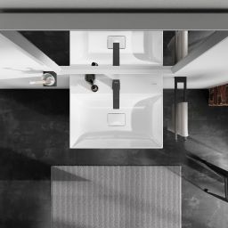 Hansgrohe Xevolos E umywalka 60x48 cm ścienna prostokątna SmartClean biały 61092450