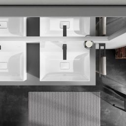 Hansgrohe Xevolos E umywalka 60x48 cm nablatowa prostokątna SmartClean biały 61094450