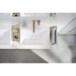 Hansgrohe Xevolos E umywalka 60x48 cm nablatowa prostokątna SmartClean biały 61095450