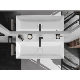 Hansgrohe Xevolos E umywalka 100x48 cm ścienna prostokątna SmartClean biały 61100450