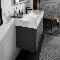 Hansgrohe Xevolos E umywalka 100x48 cm ścienna prostokątna SmartClean biały 61100450