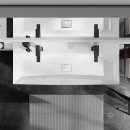 Hansgrohe Xevolos E umywalka 120x48 cm ścienna prostokątna SmartClean biały 61104450