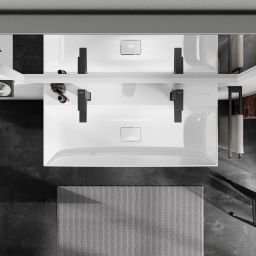 Hansgrohe Xevolos E umywalka 100x48 cm ścienna prostokątna SmartClean biały 61110450