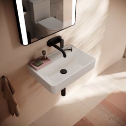 Hansgrohe Xanuia Q umywalka 55x37 cm prostokątna ścienna Compact biała 61123450