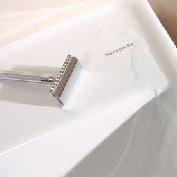 Hansgrohe Xanuia Q umywalka 55x37 cm prostokątna ścienna Compact biała 61123450