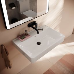 Hansgrohe Xanuia Q umywalka 70x48 cm prostokątna ścienna biała 61133450