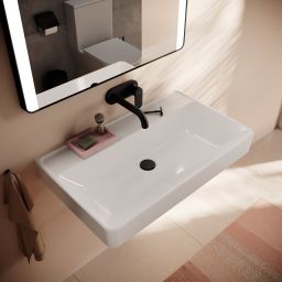 Hansgrohe Xanuia Q umywalka 80x48 cm prostokątna ścienna biała 61139450