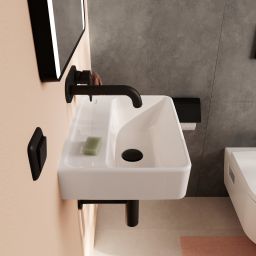 Hansgrohe Xanuia Q umywalka 45x34 cm prostokątna ścienna biała 61142450