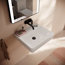 Hansgrohe Xanuia Q umywalka 55x48 cm prostokątna ścienna biała 61148450