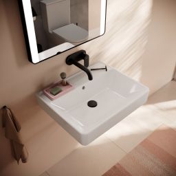 Hansgrohe Xanuia Q umywalka 60x48 cm prostokątna ścienna biała 61149450