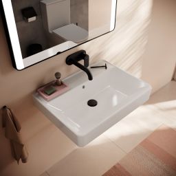 Hansgrohe Xanuia Q umywalka 65x48 cm prostokątna ścienna biała 61152450