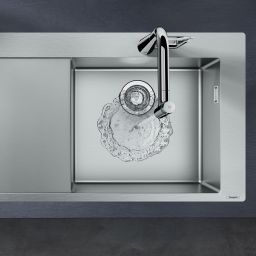 Hansgrohe S 71 zlewozmywak stalowy 104,5x51 cm 43306800