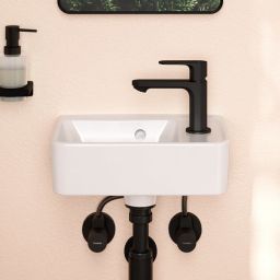 Hansgrohe Xanuia Q umywalka 36x25 cm prostokątna ścienna biała 60129450