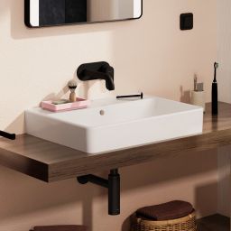 Hansgrohe Xanuia Q umywalka 60x48 cm prostokątna ścienna-nablatowa biała 60244450