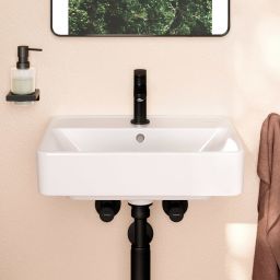 Hansgrohe Xanuia Q umywalka 50x39 cm prostokątna ścienna biała 60131450
