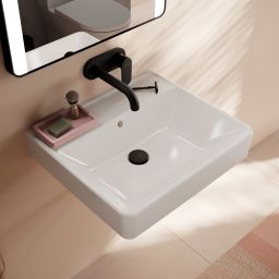 Hansgrohe Xanuia Q umywalka 55x48 cm prostokątna ścienna biała 61146450