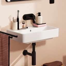 Hansgrohe Xanuia Q umywalka 55x37 cm prostokątna ścienna Compact biała 61121450