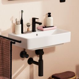 Hansgrohe Xanuia Q umywalka 55x37 cm prostokątna ścienna Compact biała 60209450