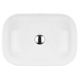 Outlet - Hagser Dita umywalka 46,5x32,5 cm nablatowa prostokątna biała HGR60000040