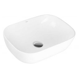 Hagser Dita umywalka 46,5x32,5 cm nablatowa prostokątna biała HGR60000040