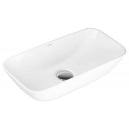 Hagser Lorena umywalka 47x23 cm nablatowa prostokątna biała HGR90000040