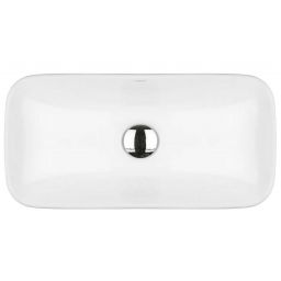 Hagser Lorena umywalka 47x23 cm nablatowa prostokątna biała HGR90000040