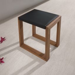 Hoesch siedzisko prysznicowe taboret drewno egzotyczne/PU 89218