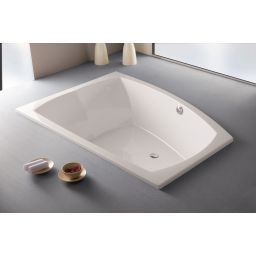 Hoesch Largo wanna narożna 180x130 cm do zabudowy trapezowa prawa biała 3693.010