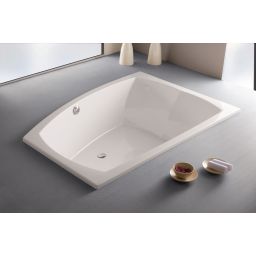 Hoesch Largo wanna narożna 180x130 cm do zabudowy trapezowa lewa biała 3694.010