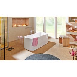 Hoesch SingleBathUno wanna wolnostojąca 180x78 cm owalna biała 3697.010