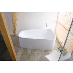 Hoesch SingleBathDuo wanna wolnostojąca 180x117 cm owalna prawa biała 3699.010
