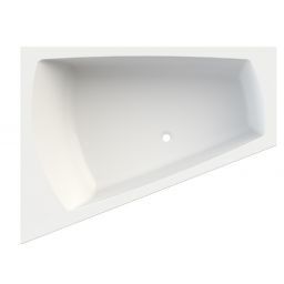 Hoesch Largo wanna narożna 180x140 cm do zabudowy trapezowa lewa biała 3705.010