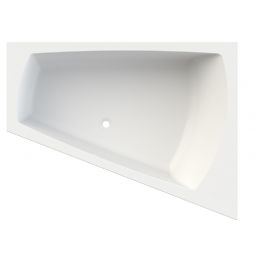 Hoesch Largo wanna narożna 180x140 cm do zabudowy trapezowa prawa biała 3706.010