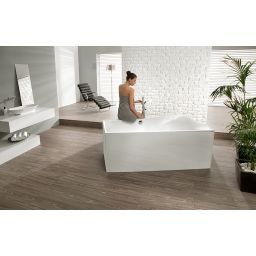 Hoesch Thasos wanna narożna 150x100 cm do zabudowy trapezowa prawa biała 3746.010