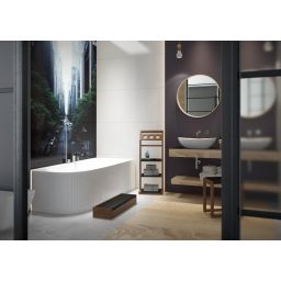 Hoesch iSensi wanna narożna 180x80 cm do zabudowy prawa biała 3850.010