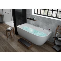 Hoesch iSensi wanna narożna 190x90 cm z napełnianiem lewa biała 3855.010