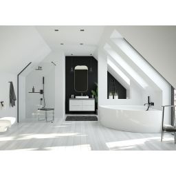 Hoesch iSensi wanna narożna 150x150 cm z napełnianiem biała 3857.010