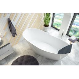 Hoesch Namur Lounge wanna wolnostojąca 180x80 cm owalna biała mat 4492.013305