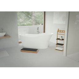Hoesch Namur Lounge wanna wolnostojąca 190x90 cm owalna biała mat 4493.013305