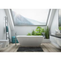 Hoesch LaSenia wanna wolnostojąca 150x70 cm owalna biała 4500.010