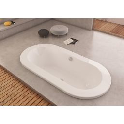 Hoesch Philippe Starck Edition 1 wanna owalna 180x90 cm do zabudowy biała 6020.010010